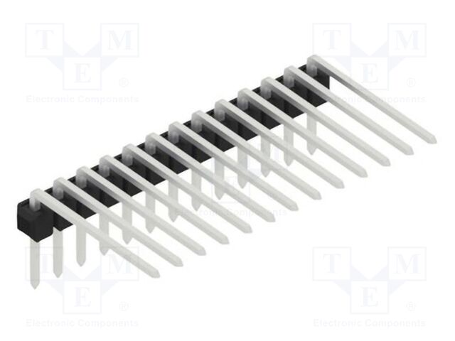 Connector: pin strips; pin header; male; PIN: 13; 2.54mm; THT; 1x13