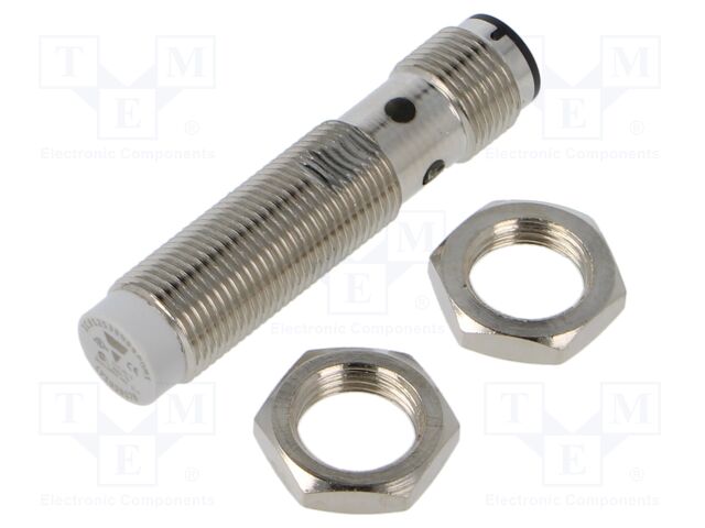 Sensor: inductive; 0÷8mm; 10÷36VDC; M12; Connection: connector M12