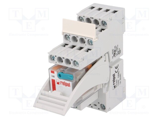 Relay: interface; DPDT; Ucoil: 24VDC; 12A; 12A/250VAC; 12A/24VDC