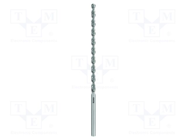 Drill bit; for metal; Ø: 4.5mm; L: 185mm; high speed steel; C