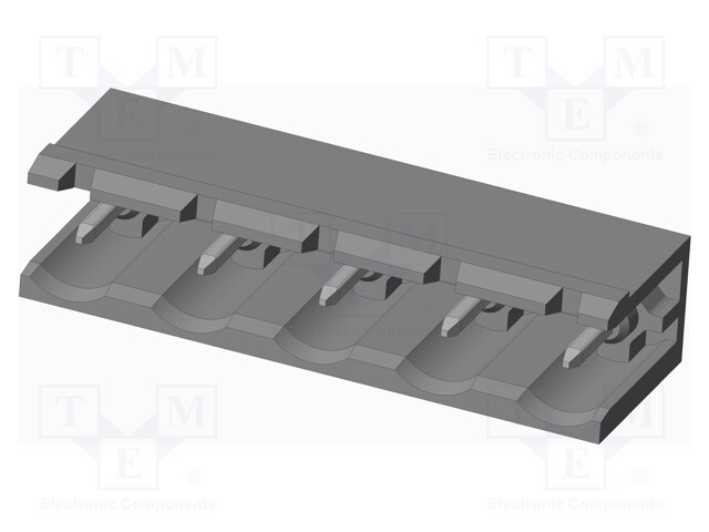 Connector: pluggable terminal block; socket; male; on PCBs