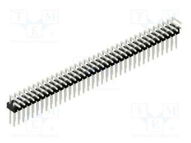 Connector: pin strips; pin header; male; PIN: 72; 2.54mm; THT; 2x36