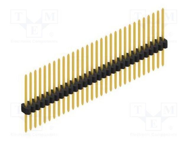 Connector: pin strips; pin header; male; PIN: 30; 1.27mm; THT; 1x30