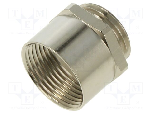 Thread adapter; Int.thread: PG16; Ext.thread: M20; brass