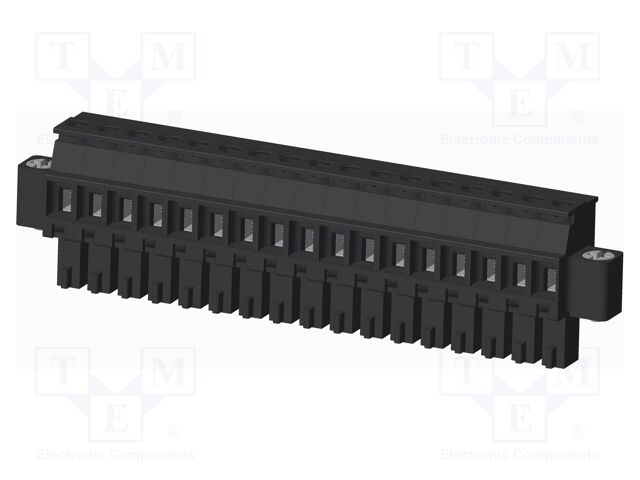 Connector: pluggable terminal block; plug; female; angled 90°