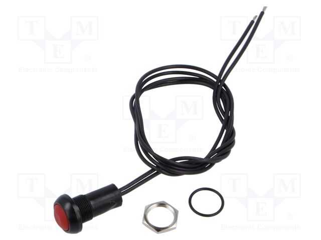 Switch: push-button; Pos: 2; SPST-NO; 0.5A/48VAC; 5A/28VDC; IP67