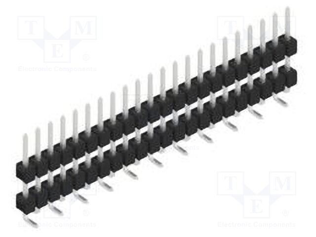 Connector: pin strips; pin header; male; PIN: 22; 2.54mm; SMT; 1x22
