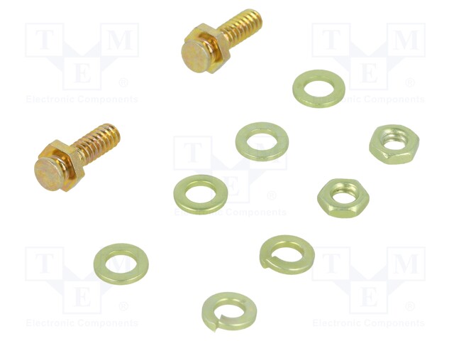 Spring lock set for D-Sub; Locking: slide latch; Thread: UNC4-40