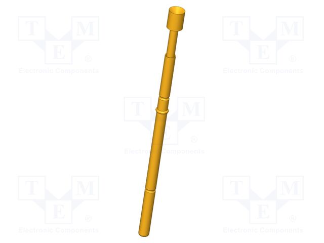 Test needle; Operational spring compression: 4mm; 8A; Ø: 2.5mm