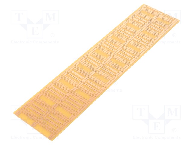 Board: universal; single sided,prototyping; W: 60mm; L: 250mm