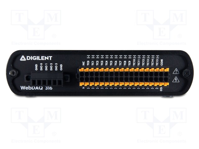 Module: data acquisition; Resolution: 24bit; Sampling: 75S/s/ch
