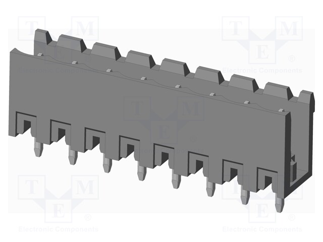 Connector: pluggable terminal block; socket; male; on PCBs