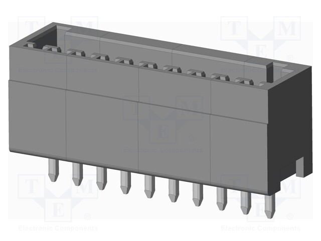 Connector: pluggable terminal block; socket; male; on PCBs