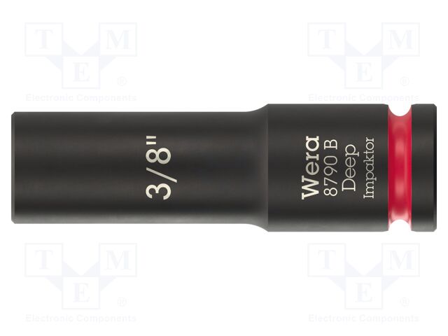 Socket; 6-angles,inch,socket spanner,impact; HEX 3/8"; 3/8"