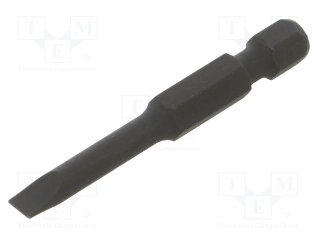 Screwdriver bit; slot; 4,5x0,6mm; Overall len: 50mm