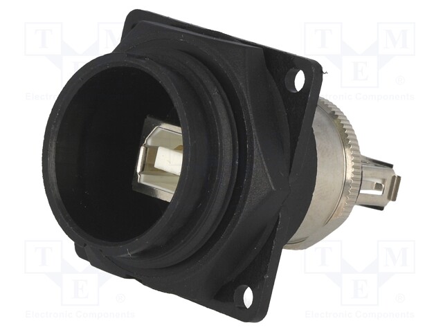 Socket; adapter; USB A socket-back,USB B socket-front; USB 2.0