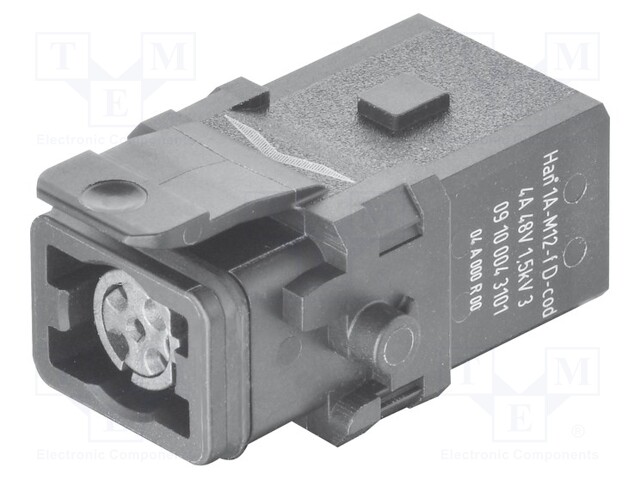 Han 1A-M12-f D-coded, latch