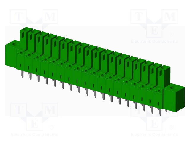 Connector: pluggable terminal block; socket; female; straight