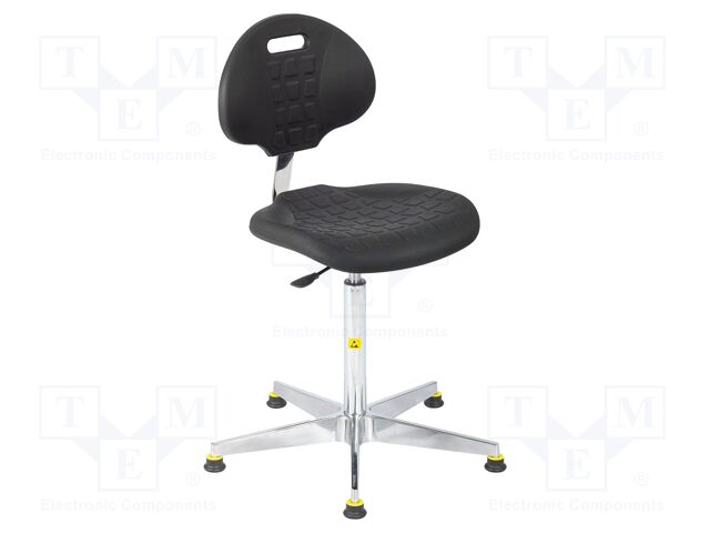 Chair; ESD; Seat dim: 470x440mm; Back dim: 420x320mm; 580÷830mm