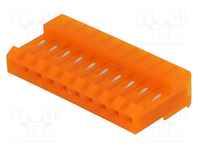 Plug; wire-board; female; MTA-156; 3.96mm; PIN: 10; IDC; for cable