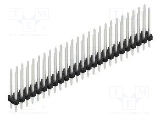Connector: pin strips; pin header; male; PIN: 50; 2mm; THT; 2x25