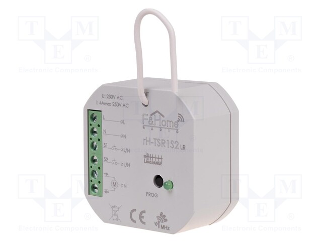 Module: blinds controller; 230VAC; IP20; 868MHz; Chambers: 2
