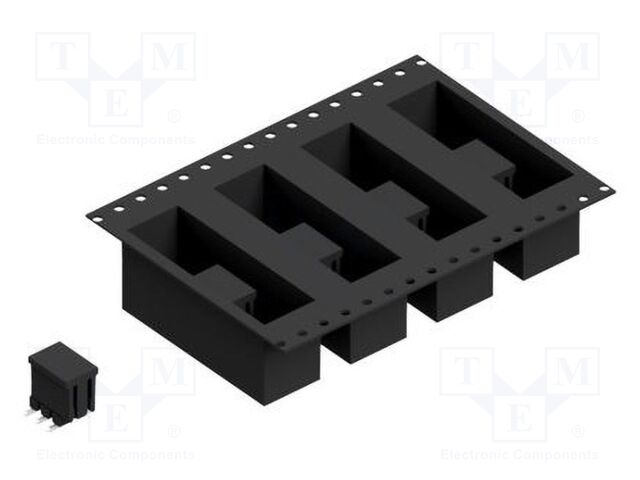 Connector: pin strips; pin header; male; PIN: 6; 2.54mm; SMT; 2x3