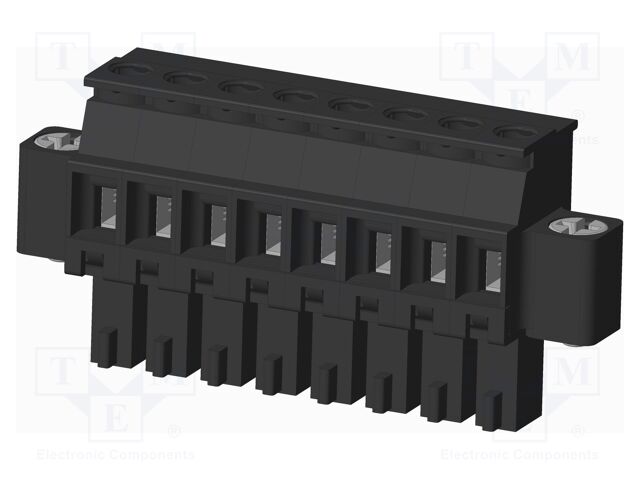 Connector: pluggable terminal block; plug; female; angled 90°