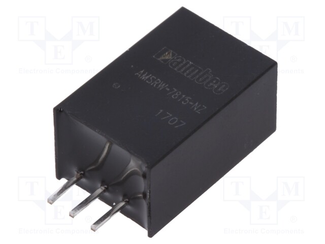 Converter: DC/DC; 7.5W; Uin: 20÷72V; Uout: 15VDC; Iout: 500mA; SIP3