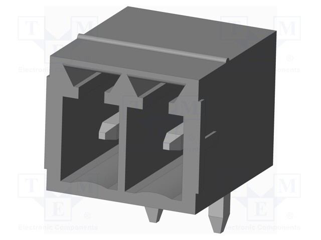 Connector: pluggable terminal block; socket; male; on PCBs