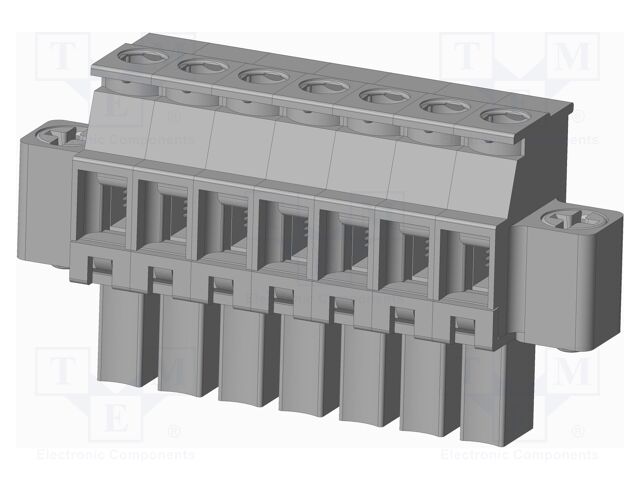 Connector: pluggable terminal block; plug; female; angled 90°