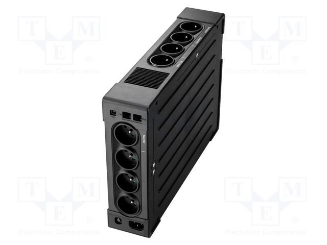 Power supply: UPS; 1000W; 1600VA; 220/230/240V; 275x82x390mm; 9Ah