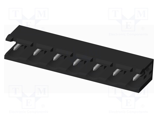 Connector: pluggable terminal block; socket; male; on PCBs