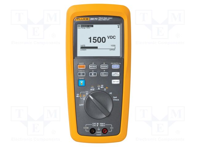 Meter: digital multimeter; VAC accuracy: ±(1%+3digit); IP52