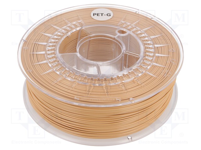 Filament: PET-G; 1.75mm; beige; 220÷250°C; 1kg