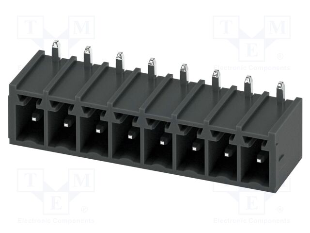 PCB headers, nominal cross section: 1.5 mm2, color: black, n