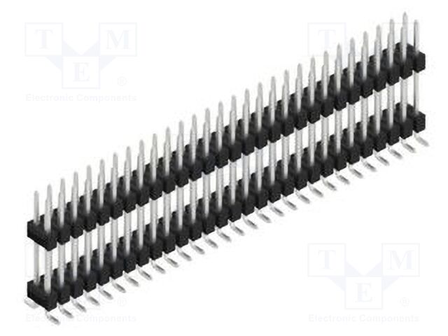 Connector: pin strips; pin header; male; PIN: 58; 2.54mm; SMT; 2x29