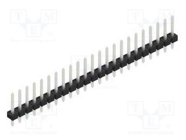 Connector: pin strips; pin header; male; PIN: 23; 2.54mm; THT; 1x23