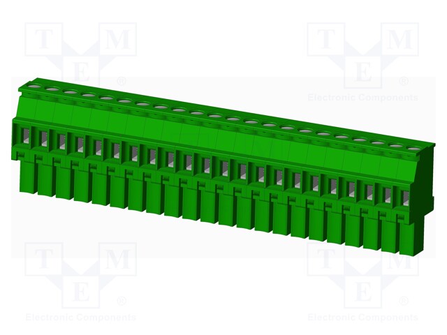 Connector: pluggable terminal block; plug; female; angled 90°