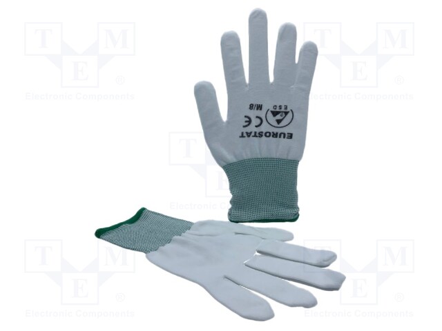 Protective gloves; ESD; XXL; Features: dissipative; polyester