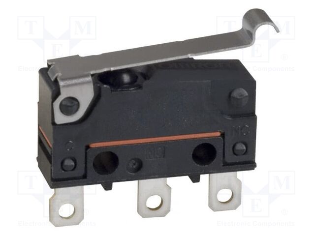 Microswitch SNAP ACTION; with lever with roller simulation