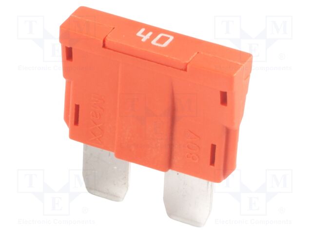 Fuse: fuse; 40A; 80VDC; automotive; 19mm; 19x5.1x20mm