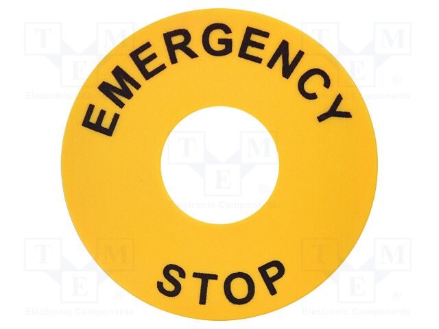 Label; E; yellow