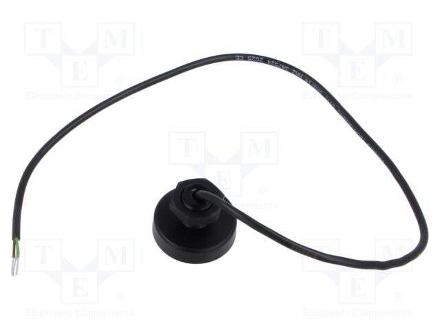 RFID reader; 6.5÷30V; 1-wire; Range: 40mm; Ø30.6mm; 30mA; cables