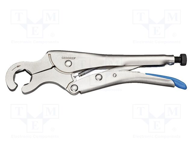 Pliers; for nuts; Pliers len: 190mm; steel; Plating: nickel