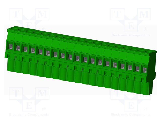 Connector: pluggable terminal block; plug; female; angled 90°