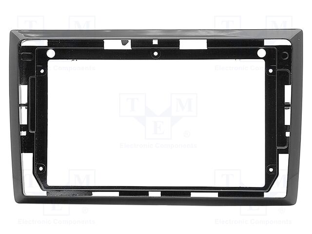 Radio frame; VW; black; 9"