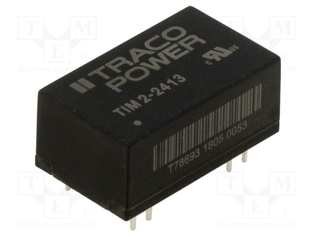 Converter: DC/DC; 2W; Uin: 18÷36V; 15VDC; Iout: 134mA; DIP16; 7g