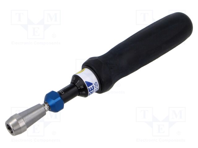 Screwdriver; torque; 159mm; 0.08÷0.4Nm; Mounting: 1/4",hexagonal