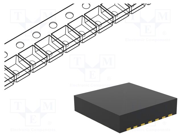 IC: PIC microcontroller; Memory: 64kB; SRAM: 4kB; EEPROM: 256B; SMD
